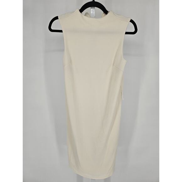 H&M Dresses & Skirts - H&M Womens Sz XS Sleeveless Knee Length Sheath Dress Cream Ivory